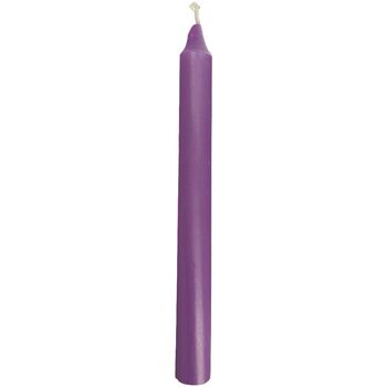 Maison & Déco Pantoufles / Chaussons Phoenix Import Bougie teintée dans la masse violette Violet