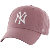 Accessoires textile Femme Casquettes '47 Brand New York Yankees MLB Clean Up Cap Rose