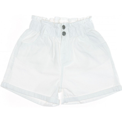 Vêtements  Teddy Smith 50406558D Blanc - Vêtements Shorts / Bermudas Enfant 29 