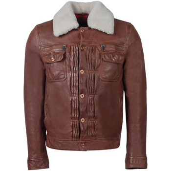 Vêtements Homme Vestes en cuir / synthétiques Redskins TRECK BARCELONA COGNAC Cognac