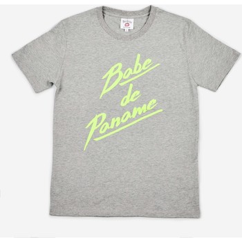 Vêtements Femme T-shirts manches courtes Bons baisers de Paname T Shirt Babe De Paname Gris GRIS