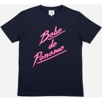 Vêtements Femme T-shirts & Polos Bons baisers de Paname T Shirt Babe De Paname Marine MARINE