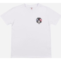 Vêtements Femme T-shirts manches courtes Bons baisers de Paname T Shirt Sororité Ecusson BLANC