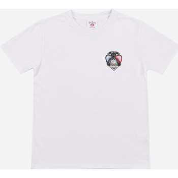 Vêtements Femme T-shirts & Polos Bons baisers de Paname T Shirt Sororité Ecusson BLANC