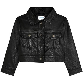 Vêtements Fille BOSS long sleeve quilted jacket Mayoral  Noir