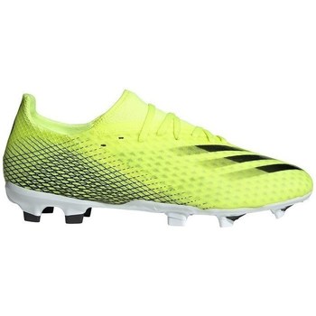 Chaussures Homme Football adidas Originals X GHOSTED3 FG Noir, Vert clair