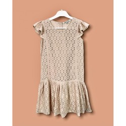 Vêtements Fille Robes courtes Massimo Dutti Massimo Dutti - Robe Broderie Anglaise T. 10 Ans Autres