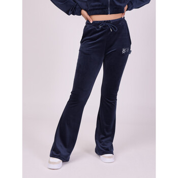 Vêtements Femme Pantalons Malles / coffres de rangements Pantalon F214109 Bleu