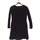 Vêtements Femme Robes courtes Petit Bateau robe courte  34 - T0 - XS Noir Noir