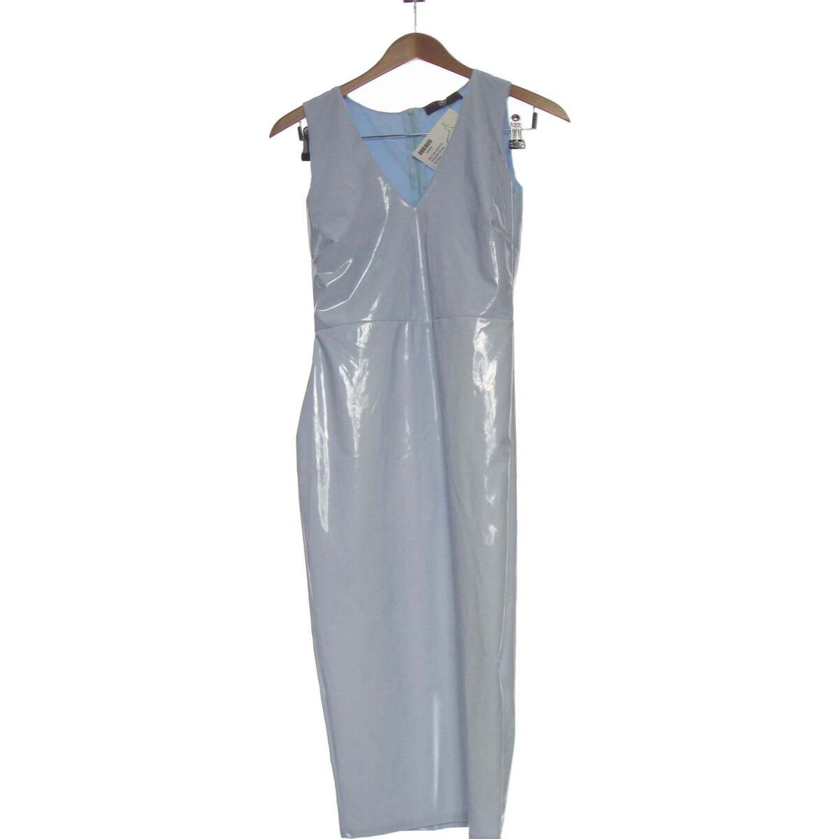 Vêtements Femme Robes Missguided robe mi-longue  36 - T1 - S Bleu Bleu