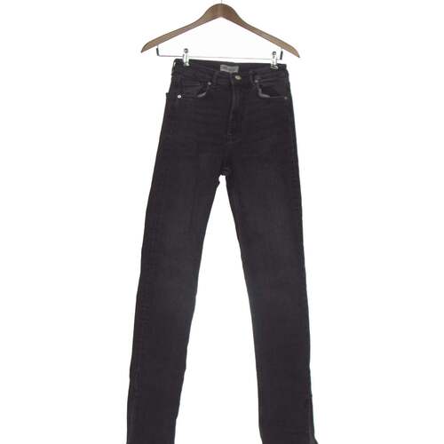 Vêtements Femme Universal Jeans Zara Universal jean droit femme  34 - T0 - XS Gris Gris