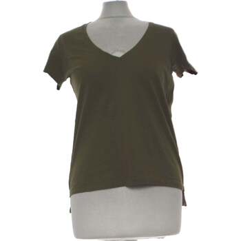 Vêtements Femme Gilets / Cardigans Zara top manches courtes  36 - T1 - S Vert Vert
