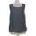 Vêtements Femme Débardeurs / T-shirts Beam sans manche Mango débardeur  34 - T0 - XS Bleu Bleu