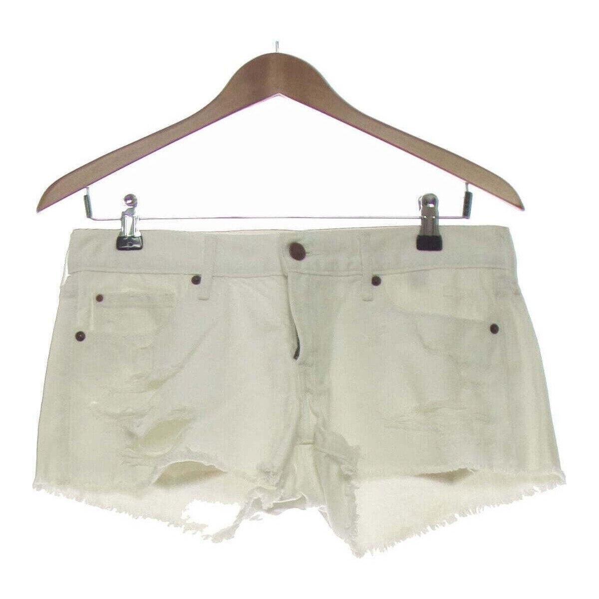 Vêtements Femme Shorts / Bermudas Abercrombie And Fitch short  36 - T1 - S Blanc Blanc