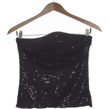 Vêtements Femme beaded embroidered logo T-shirt Naf Naf débardeur  36 - T1 - S Noir Noir