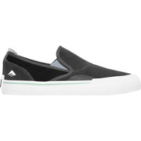 Chaussures Chaussures de Skate Emerica WINO G6 SLIP ON DARK GREY BLACK 