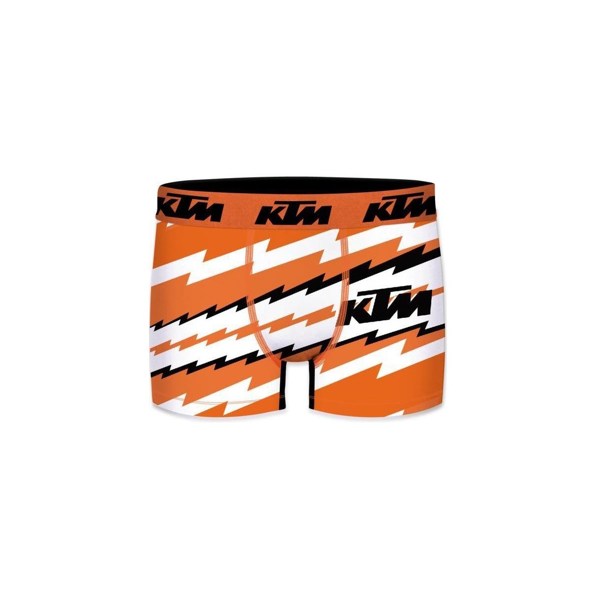 Sous-vêtements Homme Boxers Ktm Boxer Homme Microfibre ECLAIR22 Orange Blanc Orange