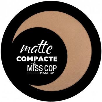 Beauté Femme Blush & poudres Miss Cop Poudre matifiante avec miroir & éponge 06 Caramel Autres