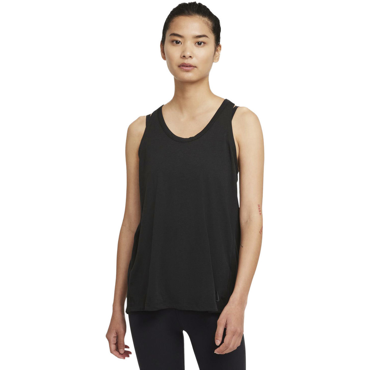 Vêtements Femme Débardeurs / T-shirts sans manche Nike Débardeur Yoga Dri-fit Noir