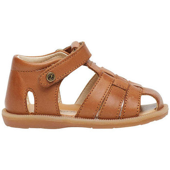 Chaussures Garçon Sandales et Nu-pieds Naturino Sandales semi-ouverte en cuir marronclair