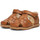 Chaussures Garçon Sacs à main Naturino Sandales semi-ouvertes en cuir ZAFFIRO Marron