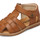 Chaussures Garçon Sacs à main Naturino Sandales semi-ouvertes en cuir ZAFFIRO Marron