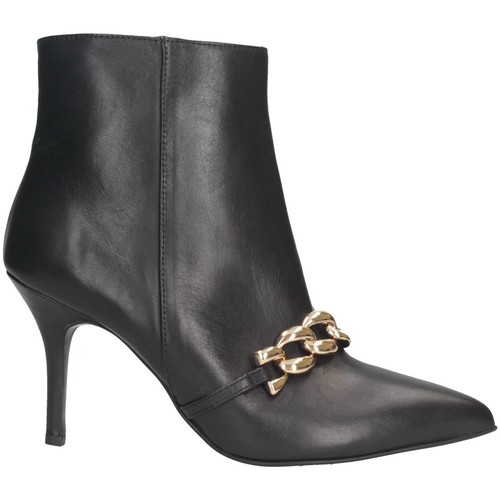 Tsakiris Mallas 602 PARIS 6-1 Bottes et bottines Femme NOIR Noir -  Chaussures Low boots Femme 152,10 €
