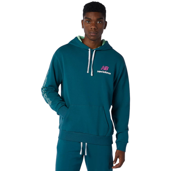 Vêtements Homme Décorations de noël New Balance Athletics Clash Hoodie Bleu