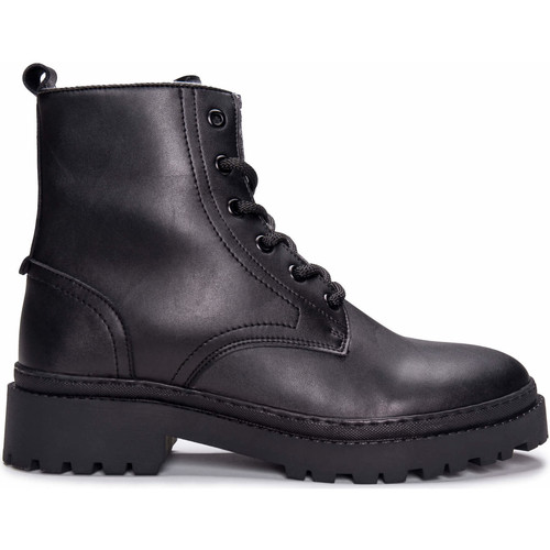 Chaussures Femme Bottes ville mm Tres Vivier Patent Leather Boots Kane_Black Noir