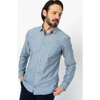 Vêtements Homme Chemises manches longues TBS BODICCHE Bleu