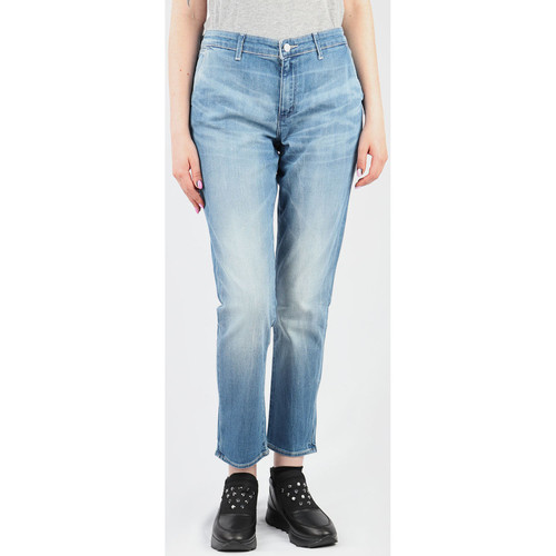 Vêtements Femme Jeans Linen skinny Wrangler Seafarer W26CJJ50Z Bleu