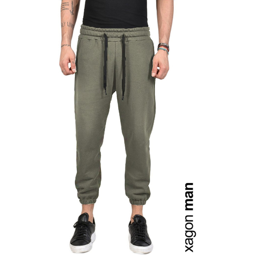Vêtements Homme Pantalons Xagon Man MDAWS7 Vert