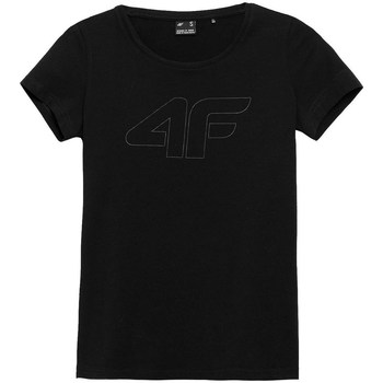 Vêtements Femme T-shirts manches courtes 4F TSD353 Noir