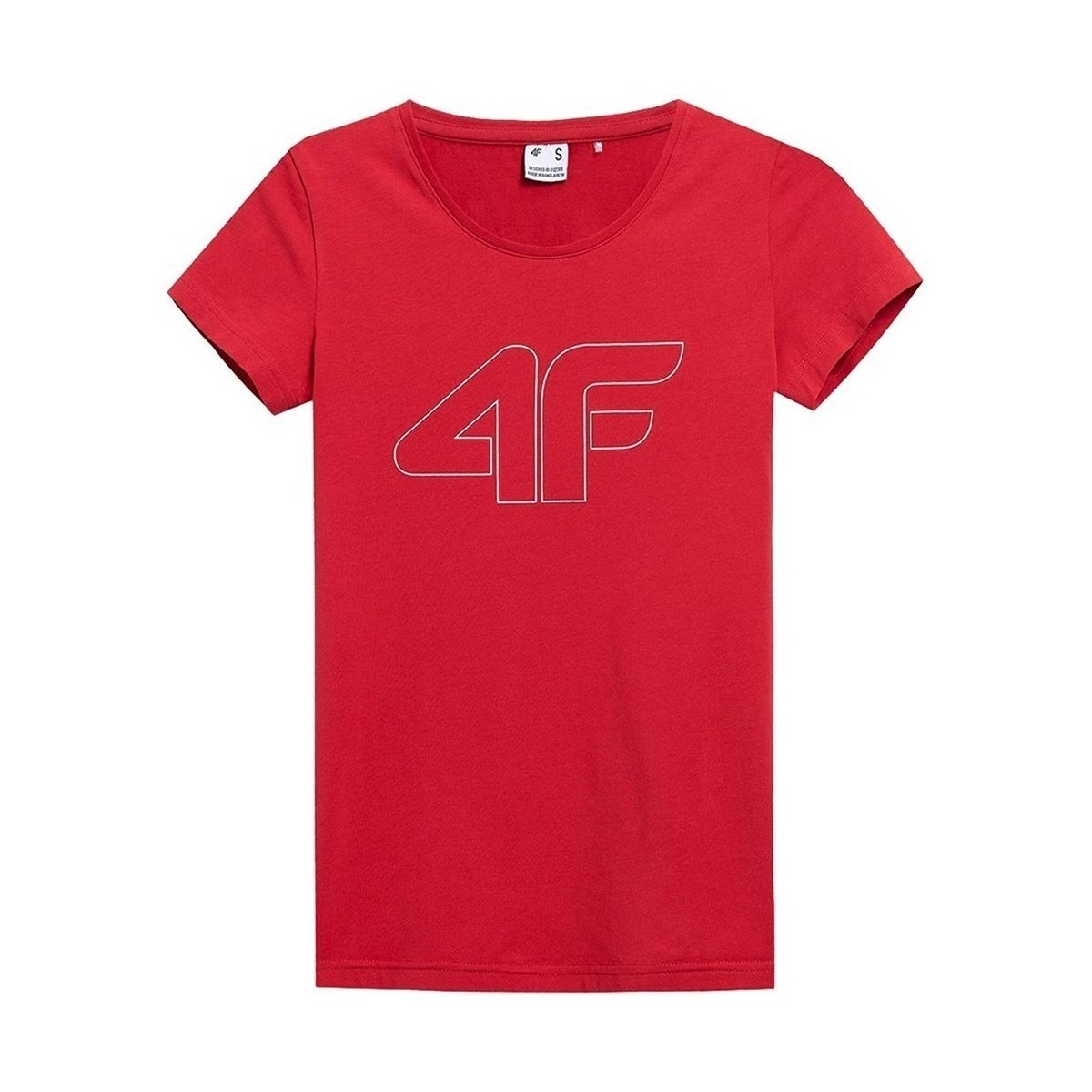 Vêtements Femme T-shirts manches courtes 4F TSD353 Rouge