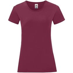 Vêtements Femme T-shirts & Polos Fruit Of The Loom 61432 Bordeaux