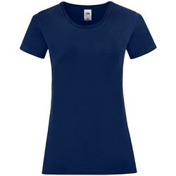 Vêtements Femme T-shirts & Polos Fruit Of The Loom 61432 Bleu marine