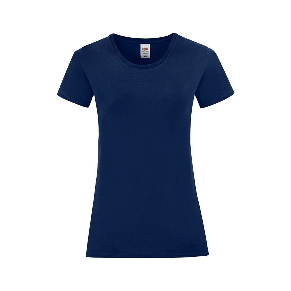 Vêtements Femme T-shirts manches longues Purple stripe print t-shirt 61432 Bleu