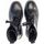 Chaussures Femme Bottines Gabor Bottines à lacets en cuir à talon décroché Noir