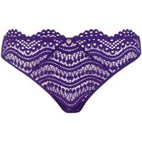 Sous-vêtements Femme Slip Ivoire Jade Morgan Slip prune Linn violet