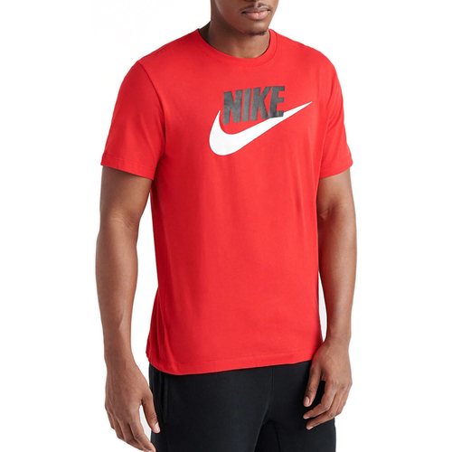 Vêtements Homme T-shirts Grey manches courtes Nike Icon Futura Rouge