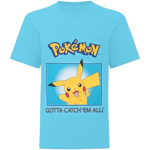 Vêtements Garçon Chemises manches courtes Pokemon  Bleu
