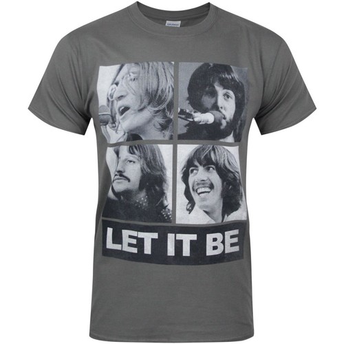 Vêtements Homme T-shirts manches longues The Beatles NS4022 Gris
