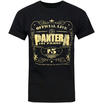 Vêtements Homme T-shirts manches longues Pantera 101 Proof Noir