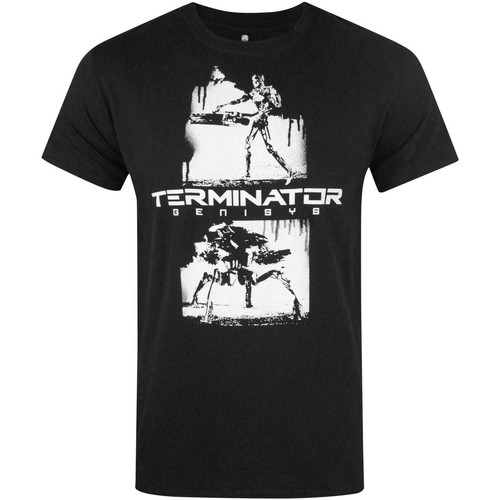 Vêtements Homme T-shirts manches longues Terminator NS4049 Noir