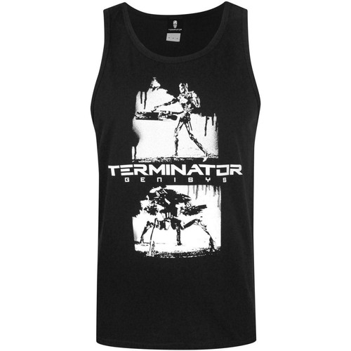 Vêtements Homme Débardeurs / T-shirts sans manche Terminator NS4050 Noir