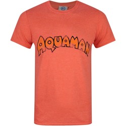 Vêtements Homme T-shirts manches courtes Aquaman  Orange