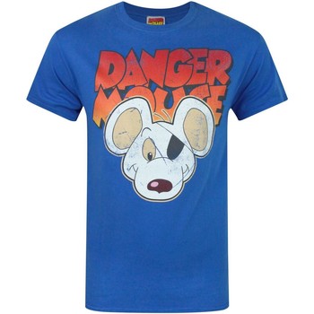 Vêtements Homme T-shirts manches longues Danger Mouse  Bleu