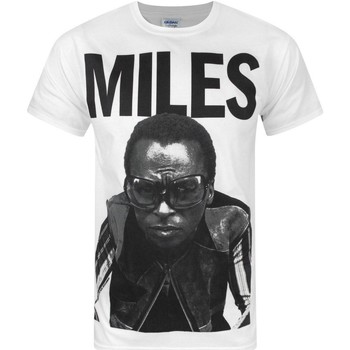 Vêtements Homme T-shirts manches longues Miles Davis  Blanc