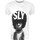 Vêtements Homme T-shirts manches longues Sly Stone NS4086 Blanc