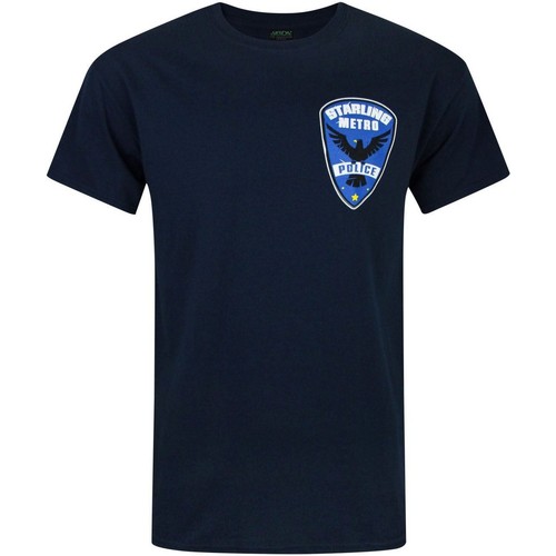 Vêtements Homme T-shirts manches longues Arrow Starling City Metro Police Bleu